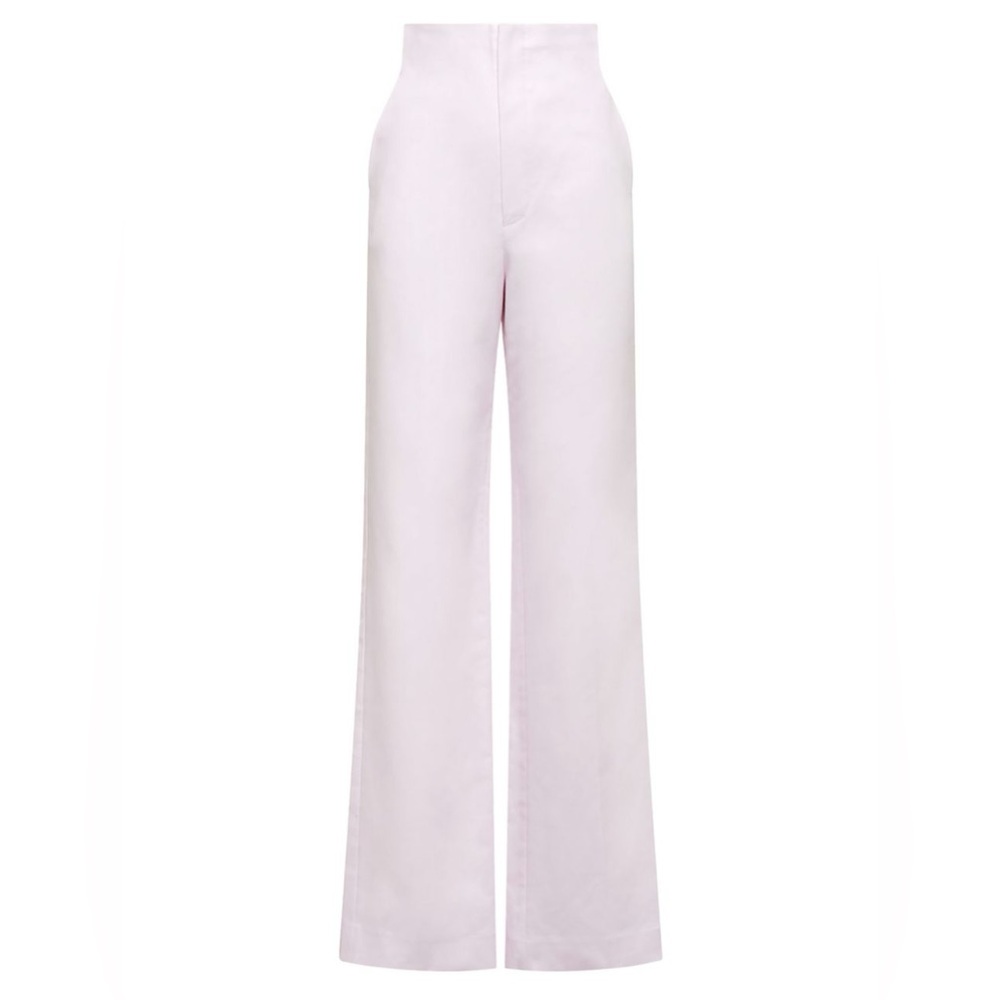 $550 SCANLAN THEODORE
Women's Double Cotton Trousers In Tinted Pink size 6